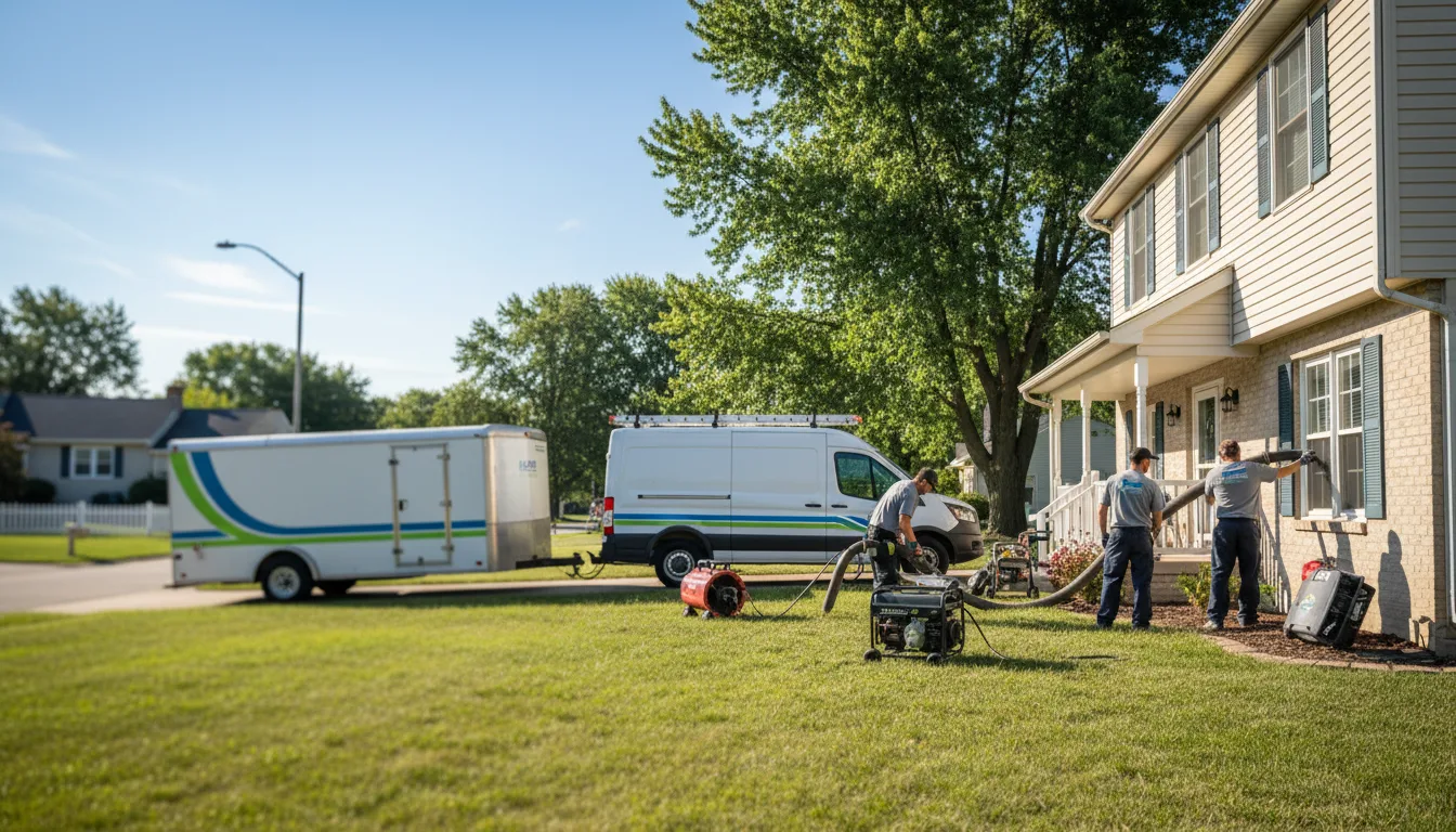 Flooded Basement Restoration And Cleanup With Repair in Bowman, ND near me